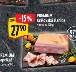 Albert PREMIUM Královská slanina 100 g nabídka