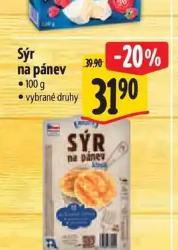Albert Sýr na pánev 100 g nabídka