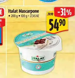 Albert Italat Mascarpone smetanový krém 200g nabídka