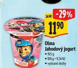 Albert Olma Jahodový jogurt 105g nabídka