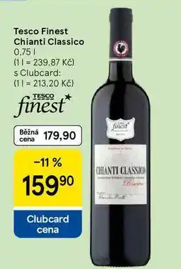 Tesco Tesco Finest Chianti Classico, 0,75 l nabídka
