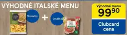 Tesco Výhodné menu těstoviny + omáčka nabídka