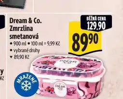 Albert Dream & Co Zmrzlina smetanová 900 ml nabídka