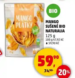 Penny Market Mango sušené bio naturalia nabídka
