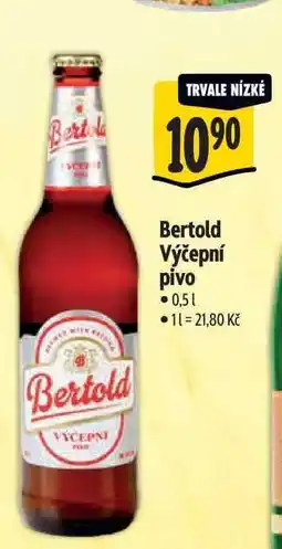 Albert Bertold Výčepní pivo 0,51 nabídka