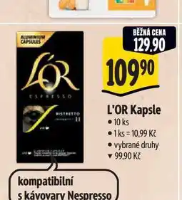 Albert L'OR Kapsle 10 ks nabídka