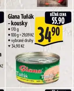 Albert Giana Tuňák - kousky 170 g nabídka