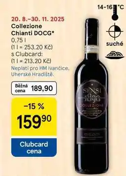 Tesco Collezione Chianti DOCG, 0.75 l nabídka