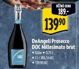 Albert DeAngeli Prosecco DOC Millesimato brut 0,75 l nabídka