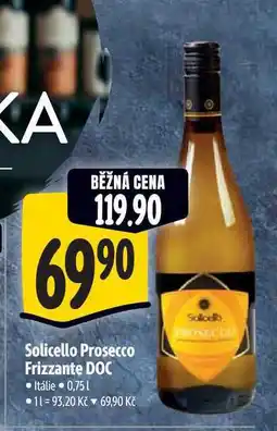 Albert Solicello Prosecco Frizzante DOC 0,75 l nabídka