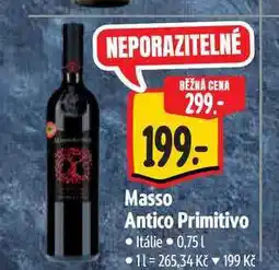 Albert Masso Antico Primitivo 0,75 l nabídka