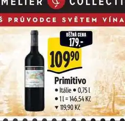 Albert Primitivo 0,75 l nabídka