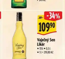 Albert Vaječný Sen Likér 15% 0,5 l nabídka