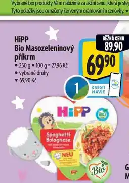 Albert HiPP Bio Masozeleninový příkrm 250 g nabídka