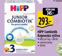 Albert HiPP Combiotik Kojenecká výživa 500 g nabídka