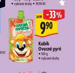 Albert Kubík Ovocné pyré 100 g nabídka
