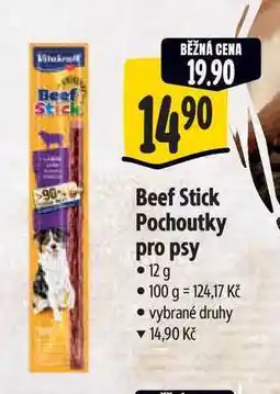 Albert Beef Stick Pochoutky pro psy 12 g nabídka