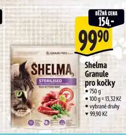 Albert Shelma Granule pro kočky 750 g nabídka
