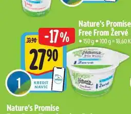 Albert Nature's Promise Free From Žervé 150 g nabídka