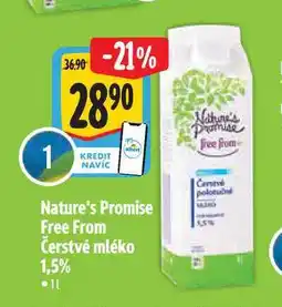 Albert Nature's Promise free from Čerstvé mléko 1,5% 11 nabídka