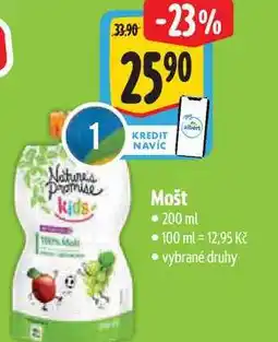Albert Mošt 200 ml nabídka