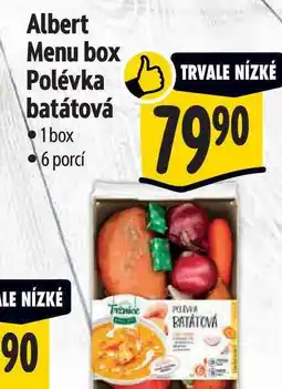 Albert Albert Menu box Polévka batátová 1box nabídka