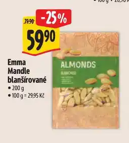 Albert Emma Mandle blanšírované 200 g nabídka