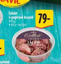 Albert Salám v pepřové krustě 115g nabídka