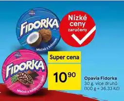 Tesco Opavia Fidorka, 30 g nabídka
