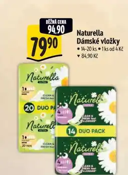 Albert Naturella Dámské vložky 14-20 ks nabídka
