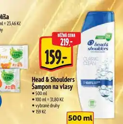 Albert Head & Shoulders Šampon na vlasy 500 ml nabídka