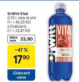 Tesco DrWitt Vital, 0.75 l nabídka