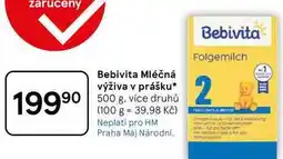 Tesco Bebivita Mléčná výživa v prášku, 500 g nabídka