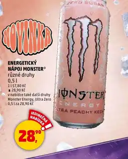 Penny Market Energetický nápoj monster nabídka