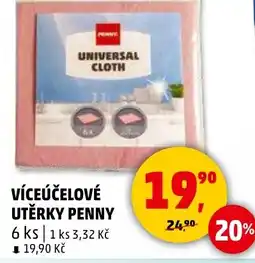 Penny Market Víceúčelové utěrky penny nabídka