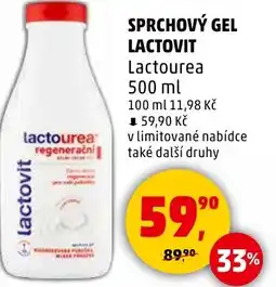 Penny Market Sprchový gel lactovit Lactourea nabídka