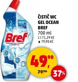 Penny Market Čistič wc gel ocean bref nabídka