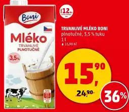 Penny Market Trvanlivé mléko boni nabídka