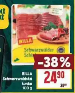 Billa BILLA Schwarzwaldská šunka nabídka