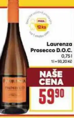 Billa Laurenza Prosecco D.O.C. nabídka