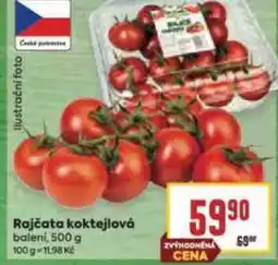 Billa Rajčata koktejlová nabídka