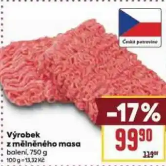 Billa Výrobek změlněného masa nabídka