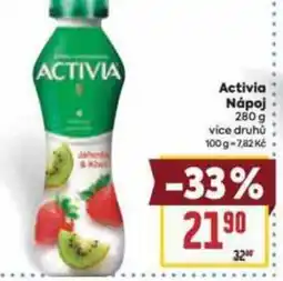 Billa Activia Nápoj nabídka