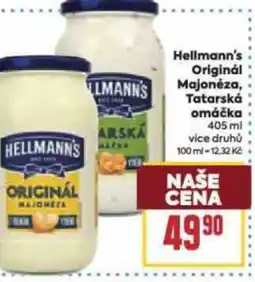 Billa Hellmann's Originál Majonéza, Tatarská omáčka nabídka