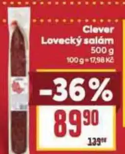 Billa Clever Lovecký salám nabídka