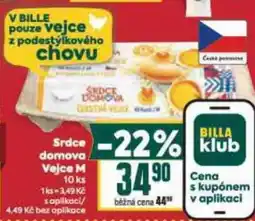 Billa Srdce domova Vejce M nabídka