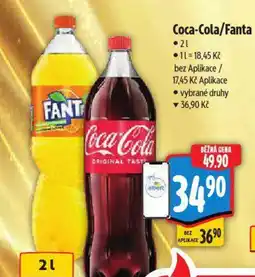 Albert Coca-Cola/Fanta nabídka
