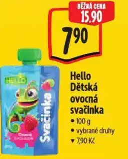 Albert Hello Dětská ovocná svačinka nabídka