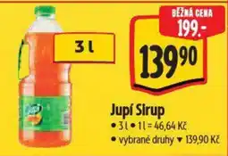 Albert Jupí Sirup nabídka