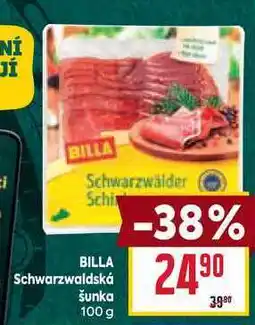 Billa BILLA Schwarzwaldská šunka 100 g nabídka